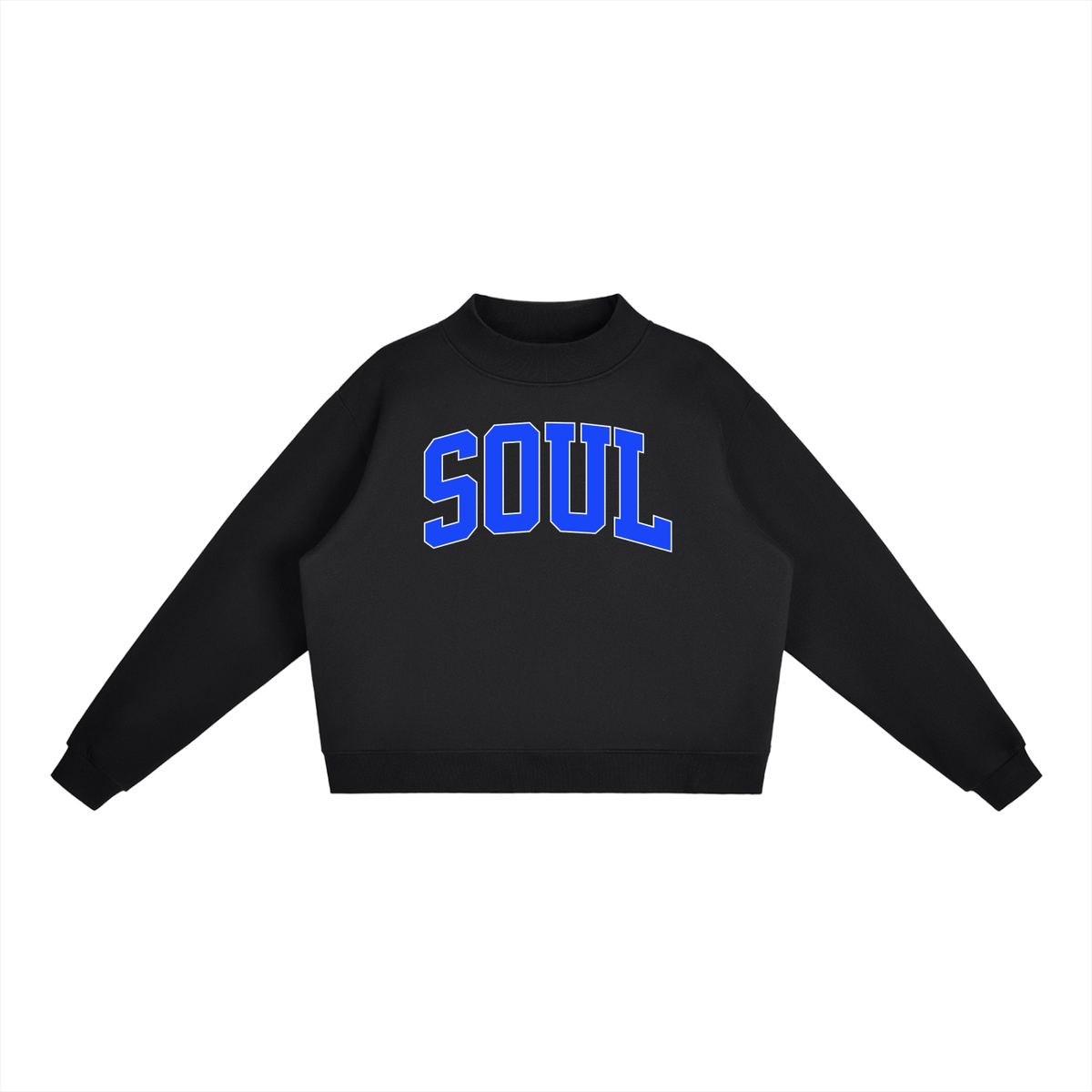 Adult Mock Neck Crewneck